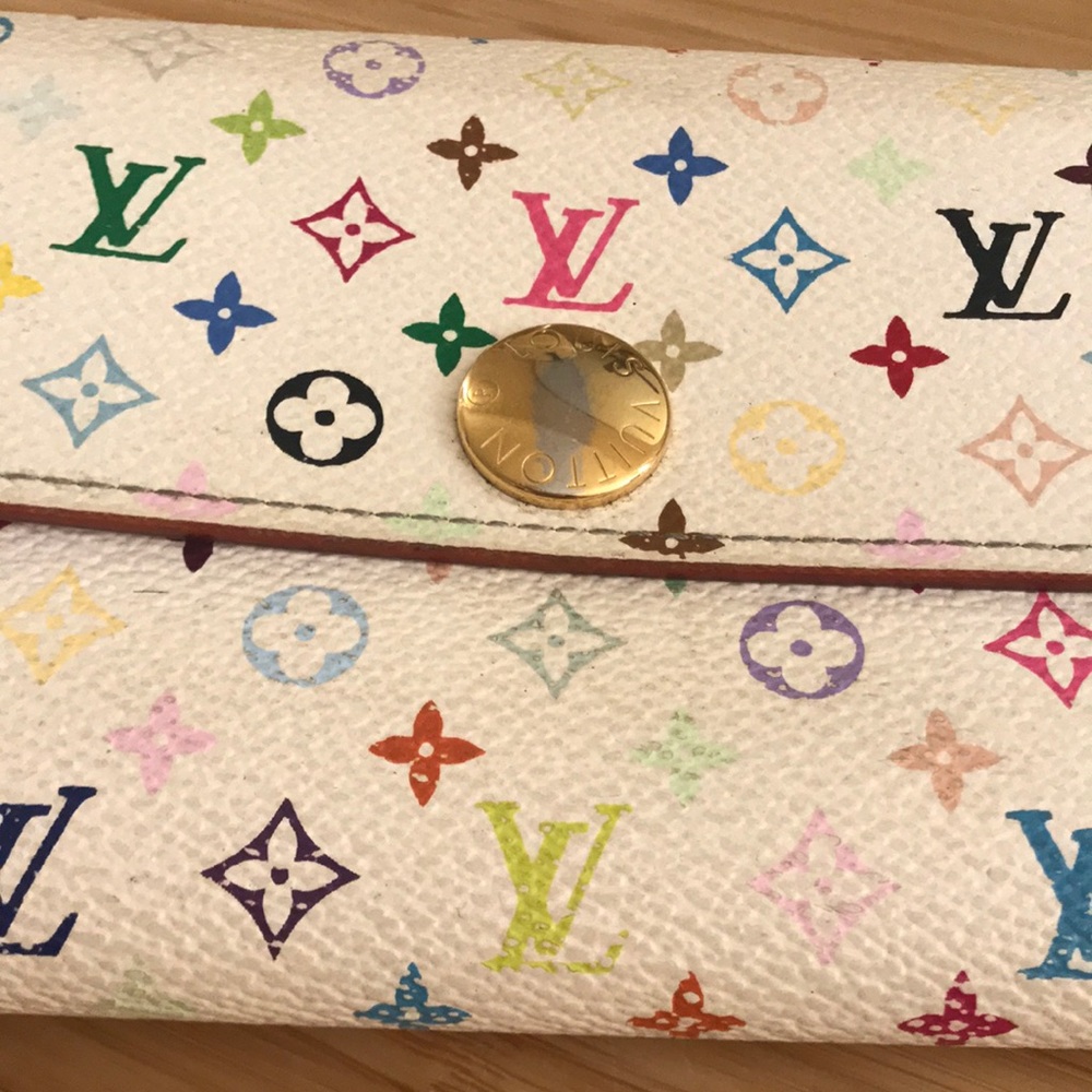 Louis Vuitton Multi Color Authentic Wallet - image 3